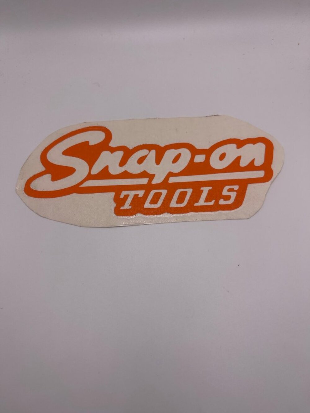 1950 Logo Vintage Snap On Tools Orange Script Sticker New
